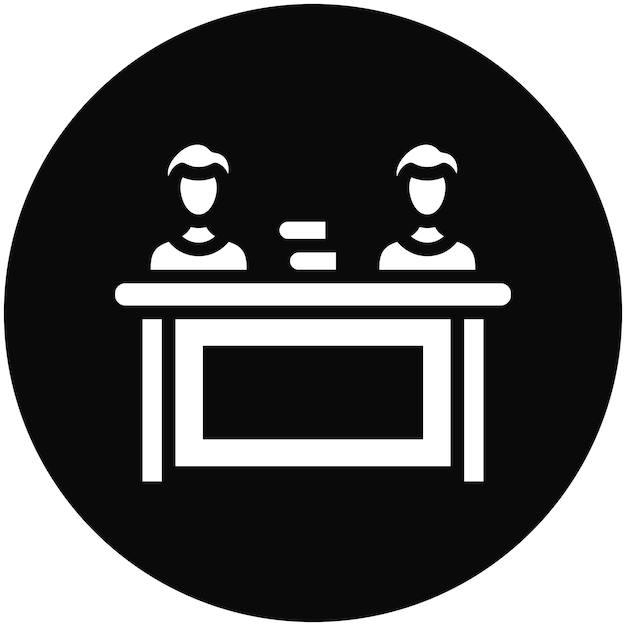 Ilustración del icono vectorial de estudio combinado del conjunto de iconos de la escuela