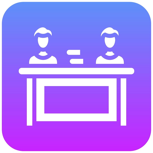 Ilustración del icono vectorial de estudio combinado del conjunto de iconos de la escuela