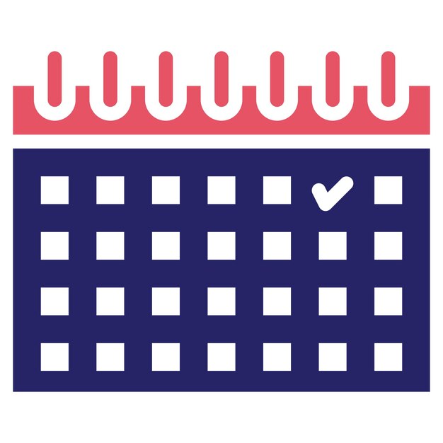 Ilustración del icono vectorial de eventos del conjunto de iconos de marketing