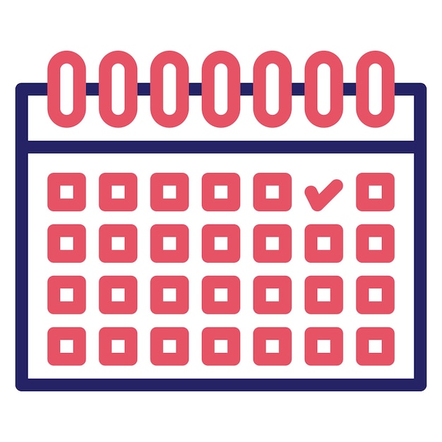 Ilustración del icono vectorial de eventos del conjunto de iconos de marketing