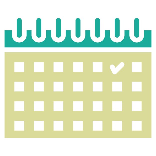 Ilustración del icono vectorial de eventos del conjunto de iconos de marketing