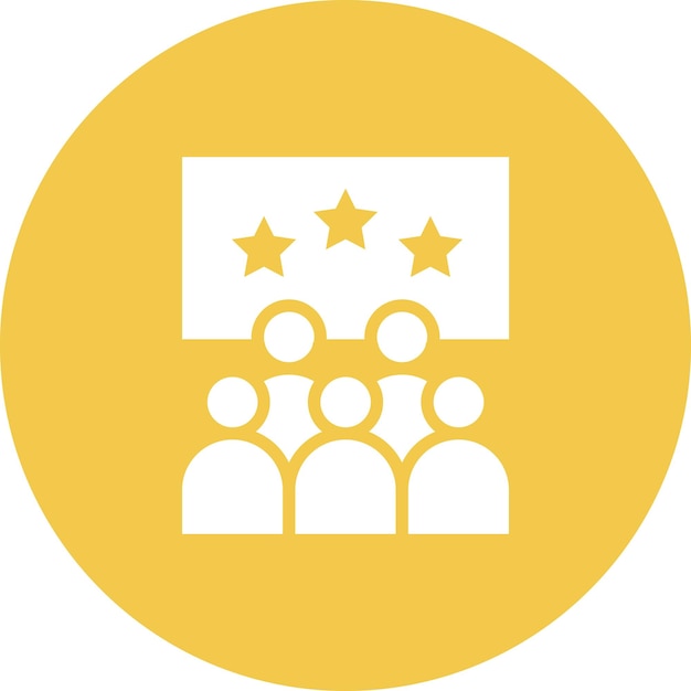Ilustración del icono vectorial de eventos del conjunto de iconos SEO y SEM