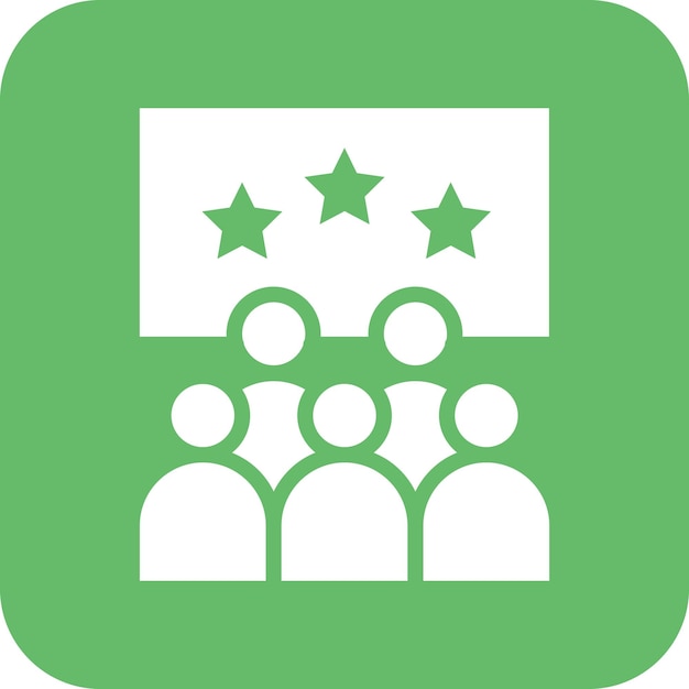 Ilustración del icono vectorial de eventos del conjunto de iconos SEO y SEM
