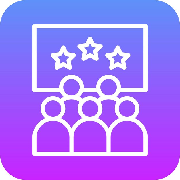 Ilustración del icono vectorial de eventos del conjunto de iconos SEO y SEM