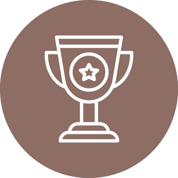 Ilustración del icono vectorial de éxito del conjunto de iconos de marketing digital