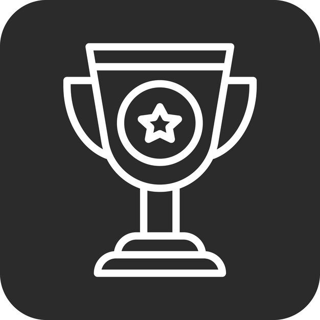 Ilustración del icono vectorial de éxito del conjunto de iconos de marketing digital