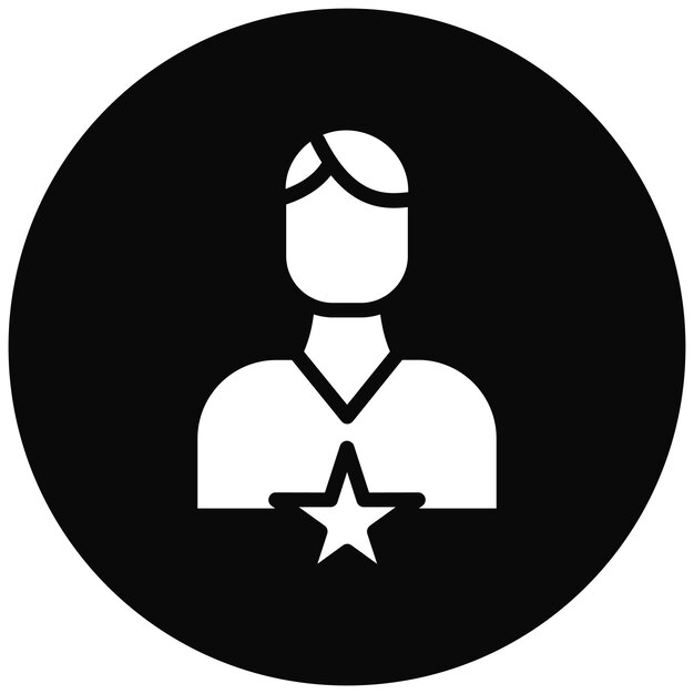 Ilustración del icono vectorial de experiencia del conjunto de iconos de liderazgo