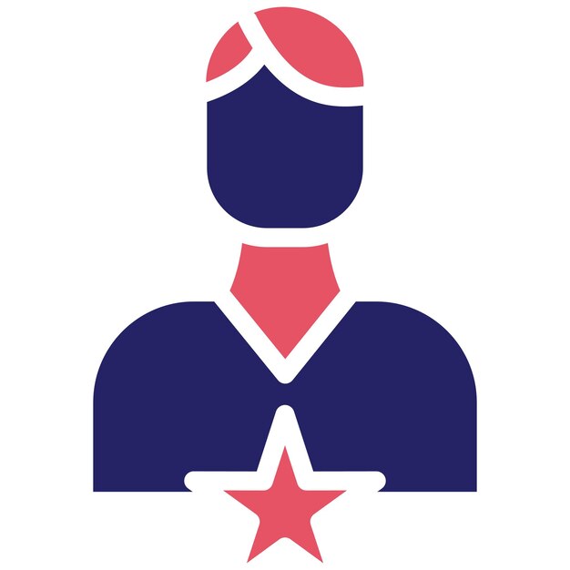 Ilustración del icono vectorial de experiencia del conjunto de iconos de liderazgo