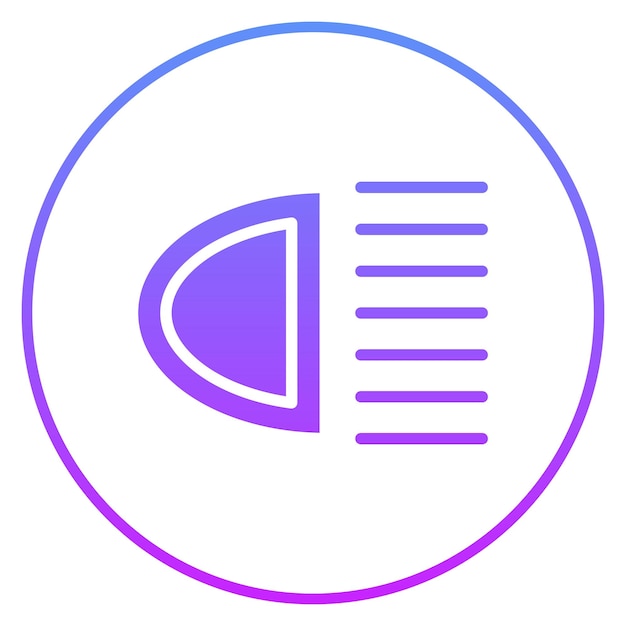 Ilustración del icono vectorial del faro del conjunto de iconos de reparación de automóviles