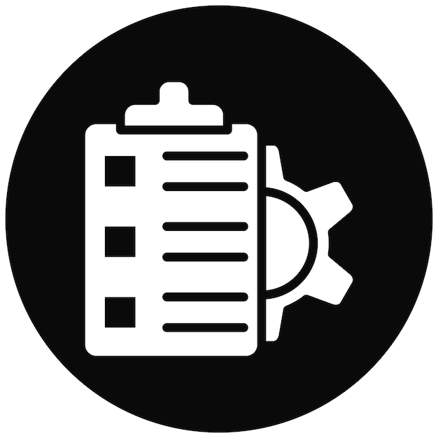 Ilustración del icono vectorial de fijación de objetivos del conjunto de iconos de liderazgo