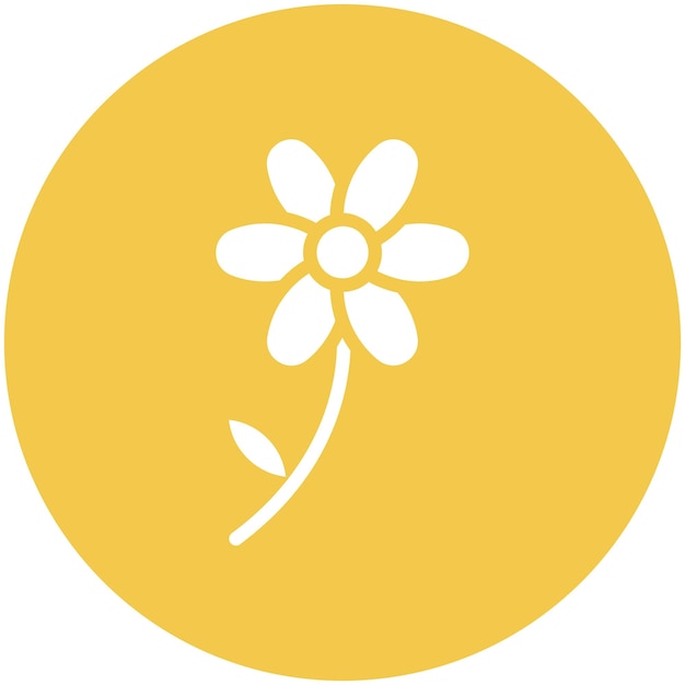 Ilustración del icono vectorial de flores del conjunto de íconos de Spa