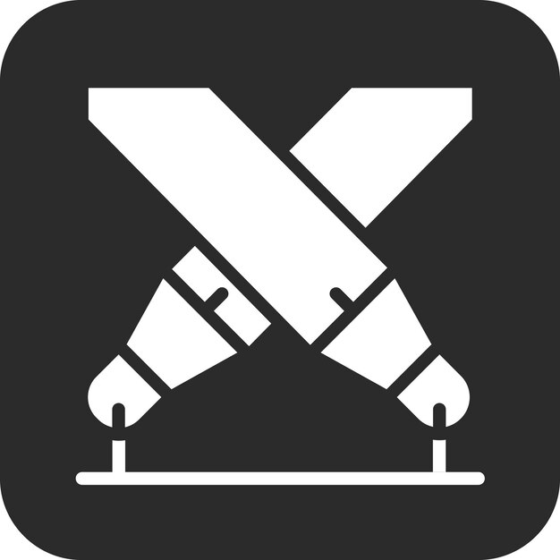 Ilustración del icono vectorial de foco del conjunto de iconos de cine