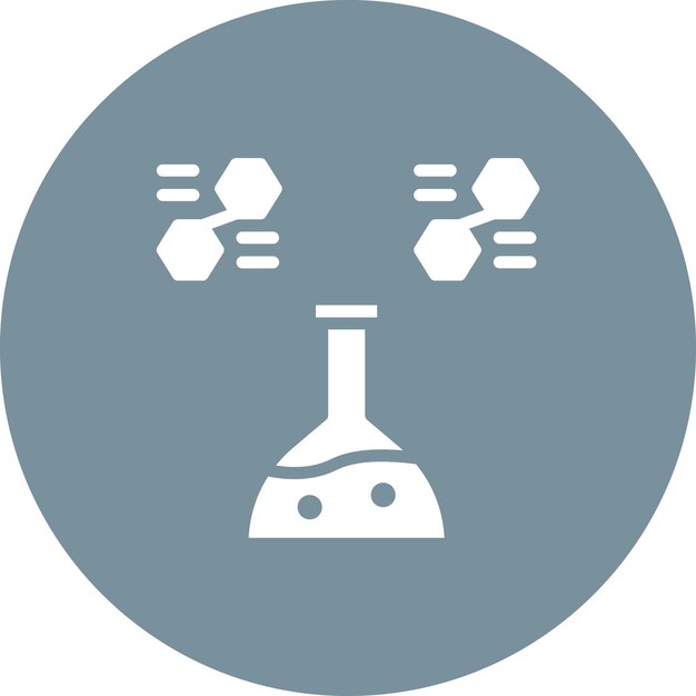 Ilustración del icono vectorial de la fórmula del conjunto de iconos de Investigación y Ciencia