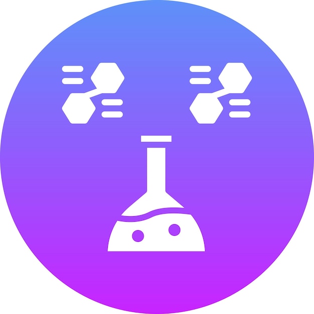 Ilustración del icono vectorial de la fórmula del conjunto de iconos de Investigación y Ciencia