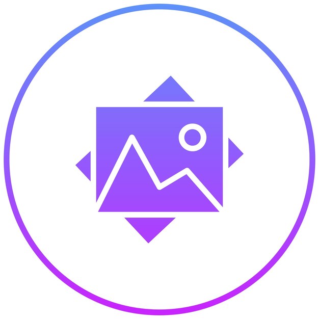 Ilustración de icono vectorial de fotos del conjunto de iconos del Año Nuevo