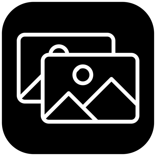 Ilustración de icono vectorial de fotos del conjunto de iconos funerarios