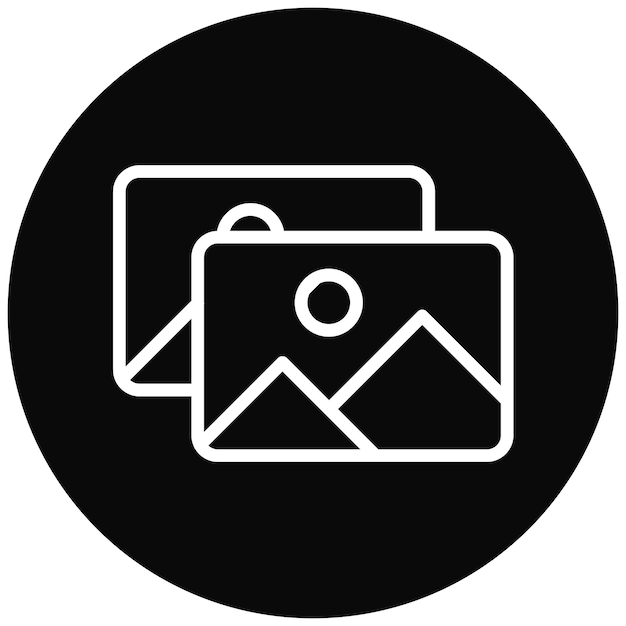 Ilustración de icono vectorial de fotos del conjunto de iconos funerarios