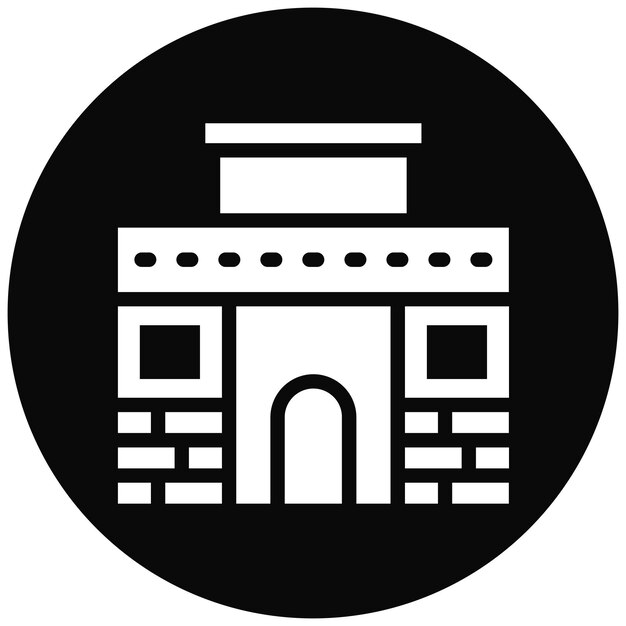 Ilustración del icono vectorial de la fuente de Trevi de Italia