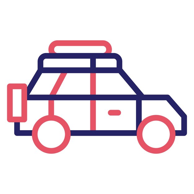 Ilustración de icono vectorial fuera de carretera del iconset de Dubai