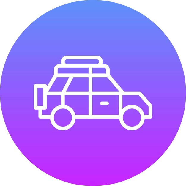 Vector ilustración de icono vectorial fuera de carretera del iconset de dubai