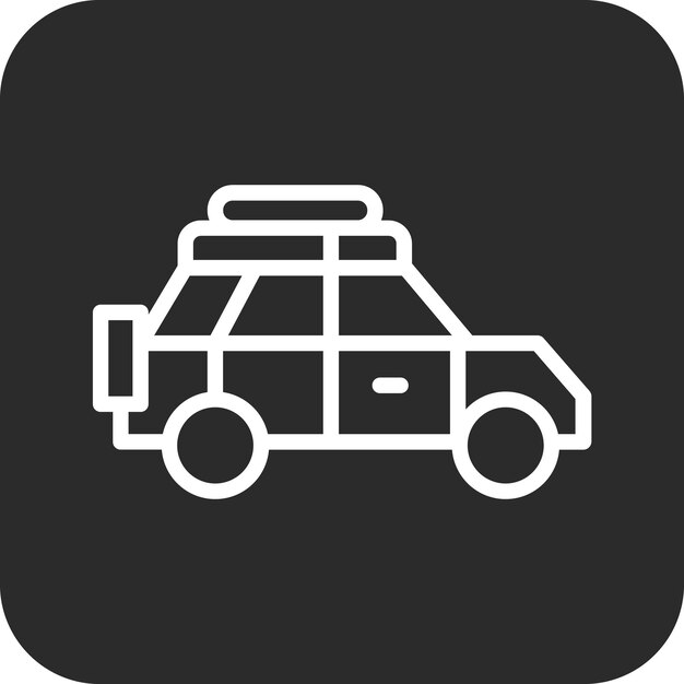 Vector ilustración de icono vectorial fuera de carretera del iconset de dubai