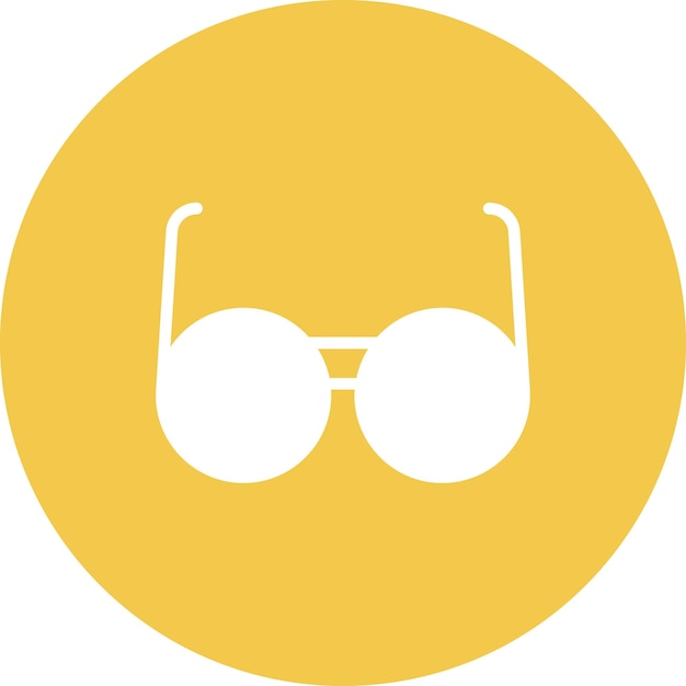 Ilustración del icono vectorial de gafas del conjunto de iconos de inicio de negocio