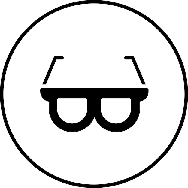Ilustración del icono vectorial de las gafas de sol del conjunto de iconos de verano
