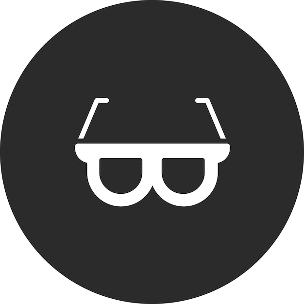 Vector ilustración del icono vectorial de las gafas de sol del conjunto de iconos de verano