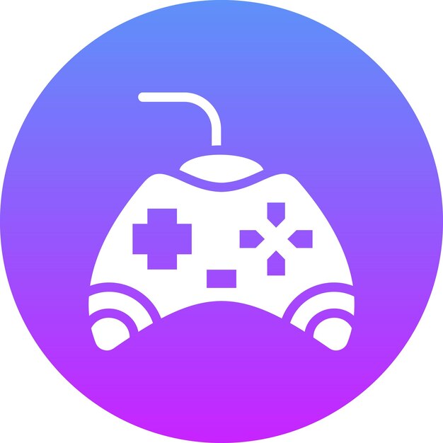 Ilustración del icono vectorial del Gamepad del conjunto de iconos del juego OnGCG
