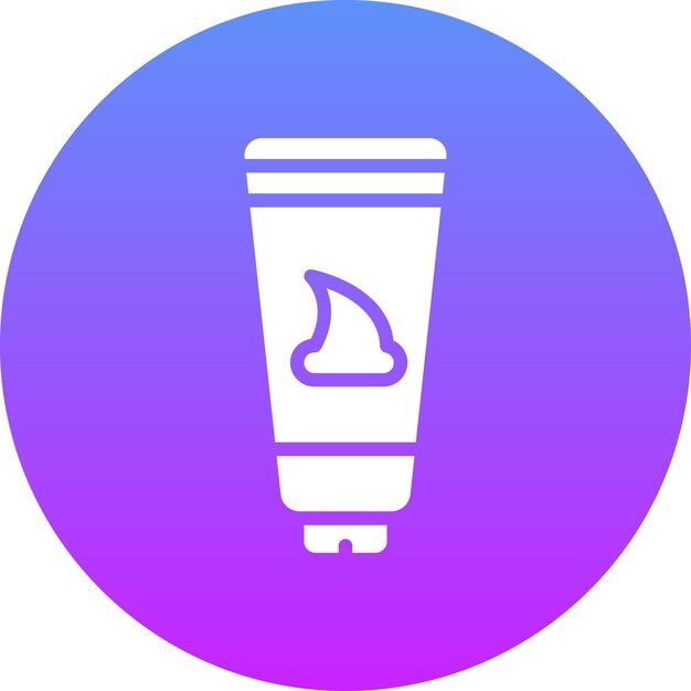 Ilustración del icono vectorial del gel para el cabello del conjunto de iconos del salón de pelo