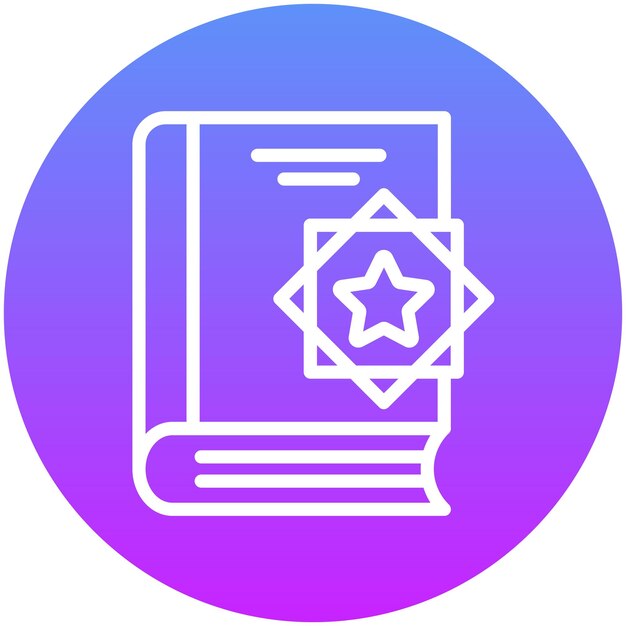 Ilustración del icono vectorial de género del conjunto de iconos de literatura