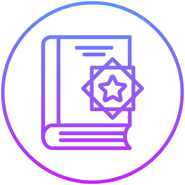 Ilustración del icono vectorial de género del conjunto de iconos de literatura