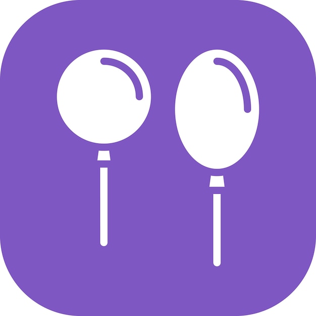 Ilustración del icono vectorial del globo del conjunto de iconos del bebé
