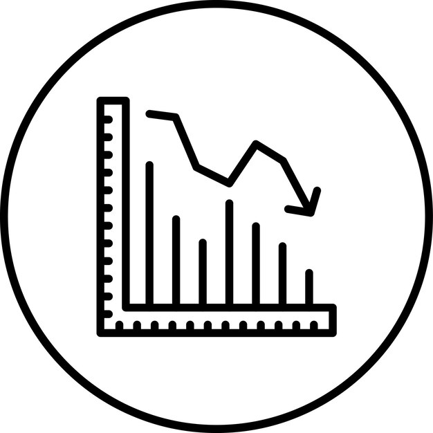 Ilustración del icono vectorial del gráfico de infografía del conjunto de iconos de infografía