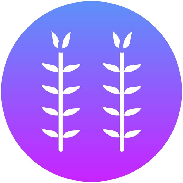 Ilustración del icono vectorial de granos del conjunto de iconos de catering