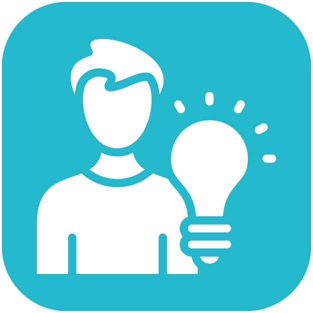 Ilustración del icono vectorial de habilidades del conjunto de iconos de capacitación empresarial
