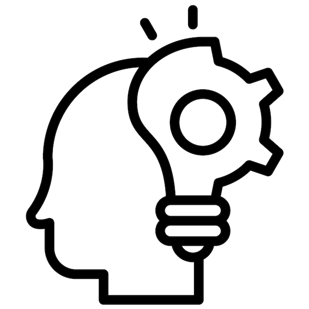 Ilustración del icono vectorial de habilidades técnicas del conjunto de iconos de formación empresarial