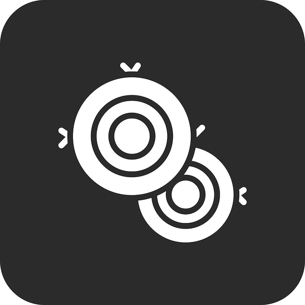 Ilustración del icono vectorial de Hay Bale del conjunto de iconos de Village
