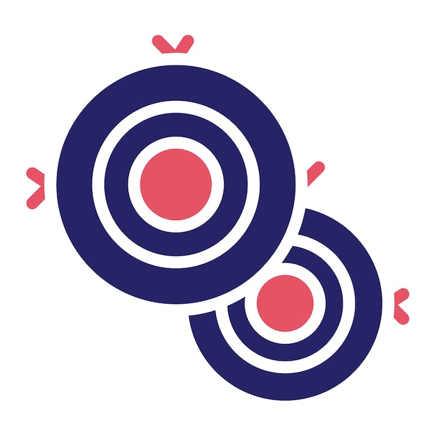 Ilustración del icono vectorial de Hay Bale del conjunto de iconos de Village