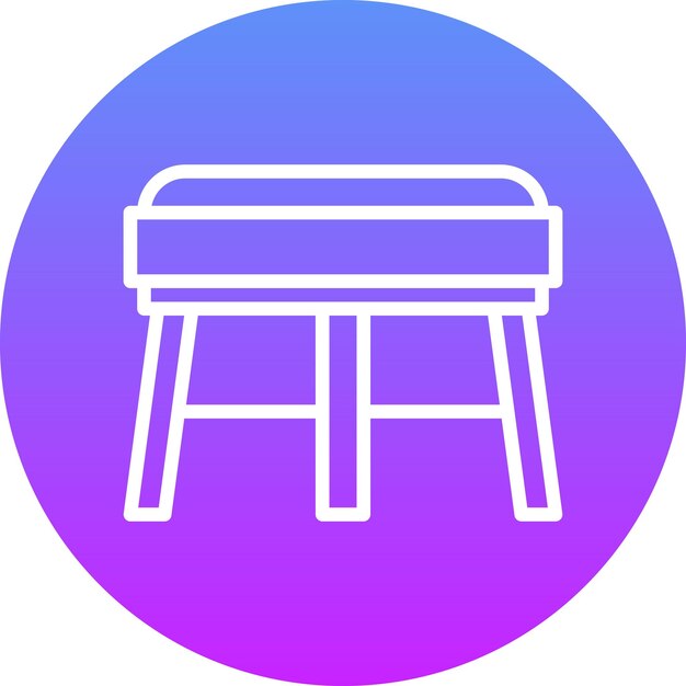 Ilustración del icono vectorial de heces del conjunto de iconos interiores