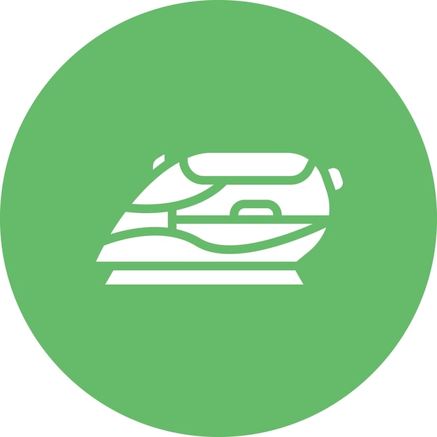Ilustración del icono vectorial de hierro del conjunto de iconos de dispositivos electrónicos