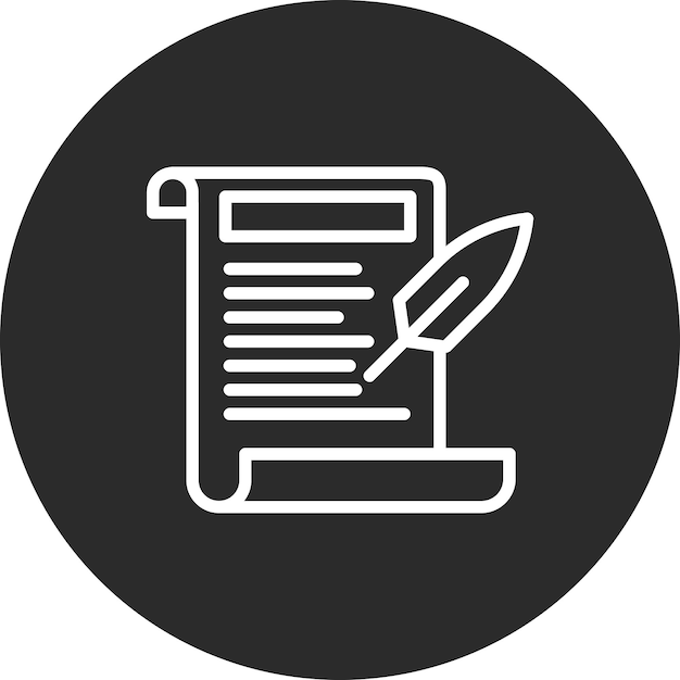 Ilustración del icono vectorial de la historia del conjunto de iconos de la educación