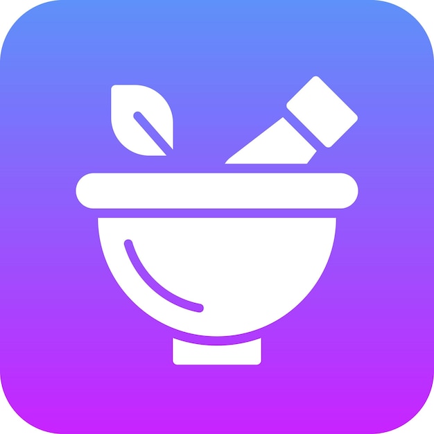 Ilustración del icono vectorial de hojas de hierbas del conjunto de iconos de frutas y verduras