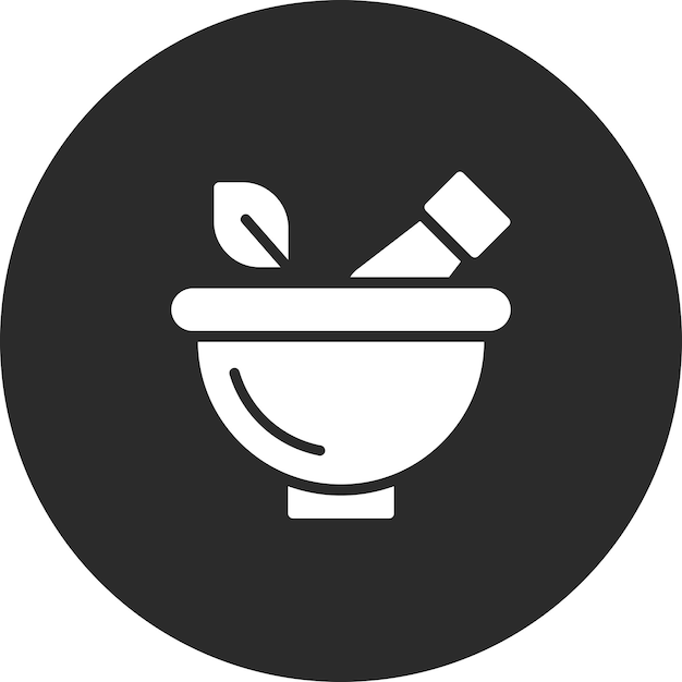 Ilustración del icono vectorial de hojas de hierbas del conjunto de iconos de frutas y verduras
