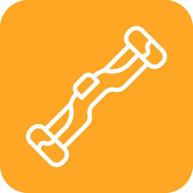 Ilustración del icono vectorial del hoverboard del conjunto de iconos de la ciudad inteligente