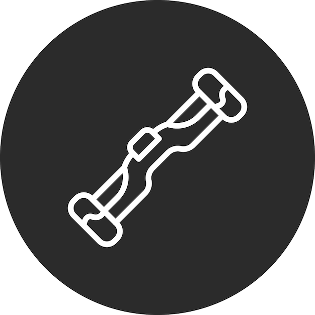 Ilustración del icono vectorial del hoverboard del conjunto de iconos de la ciudad inteligente