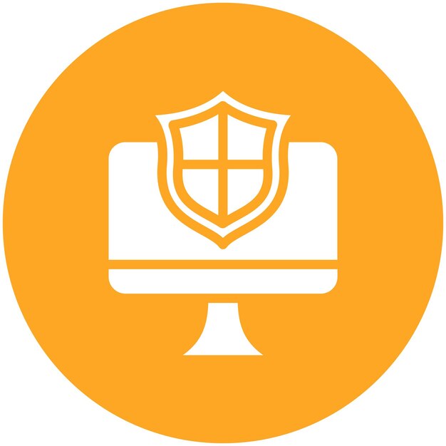 Ilustración del icono vectorial del icono de dispositivo seguro del conjunto de iconos de red y intercambio de datos