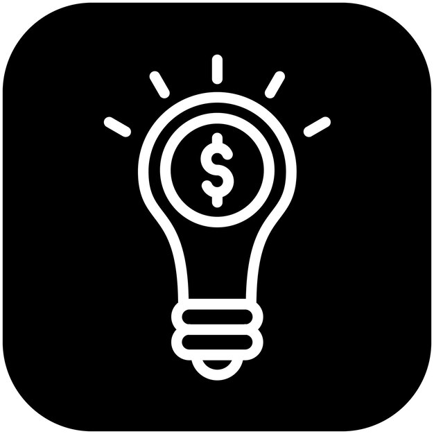 Ilustración del icono vectorial de la idea del conjunto de iconos de Gig Economy