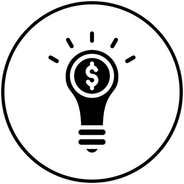Ilustración del icono vectorial de la idea del conjunto de iconos de Gig Economy