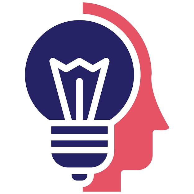 Ilustración del icono vectorial de Ideas del conjunto de iconos de Back to School